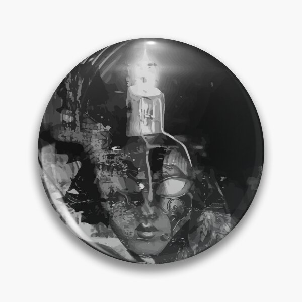 Item preview, Masked ball in black and white 01 designed and sold by harietteh.