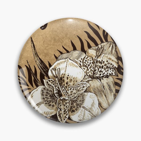 Item preview, Estampado de animales florales Tigre y flor de la pasión designed and sold by hellcom.