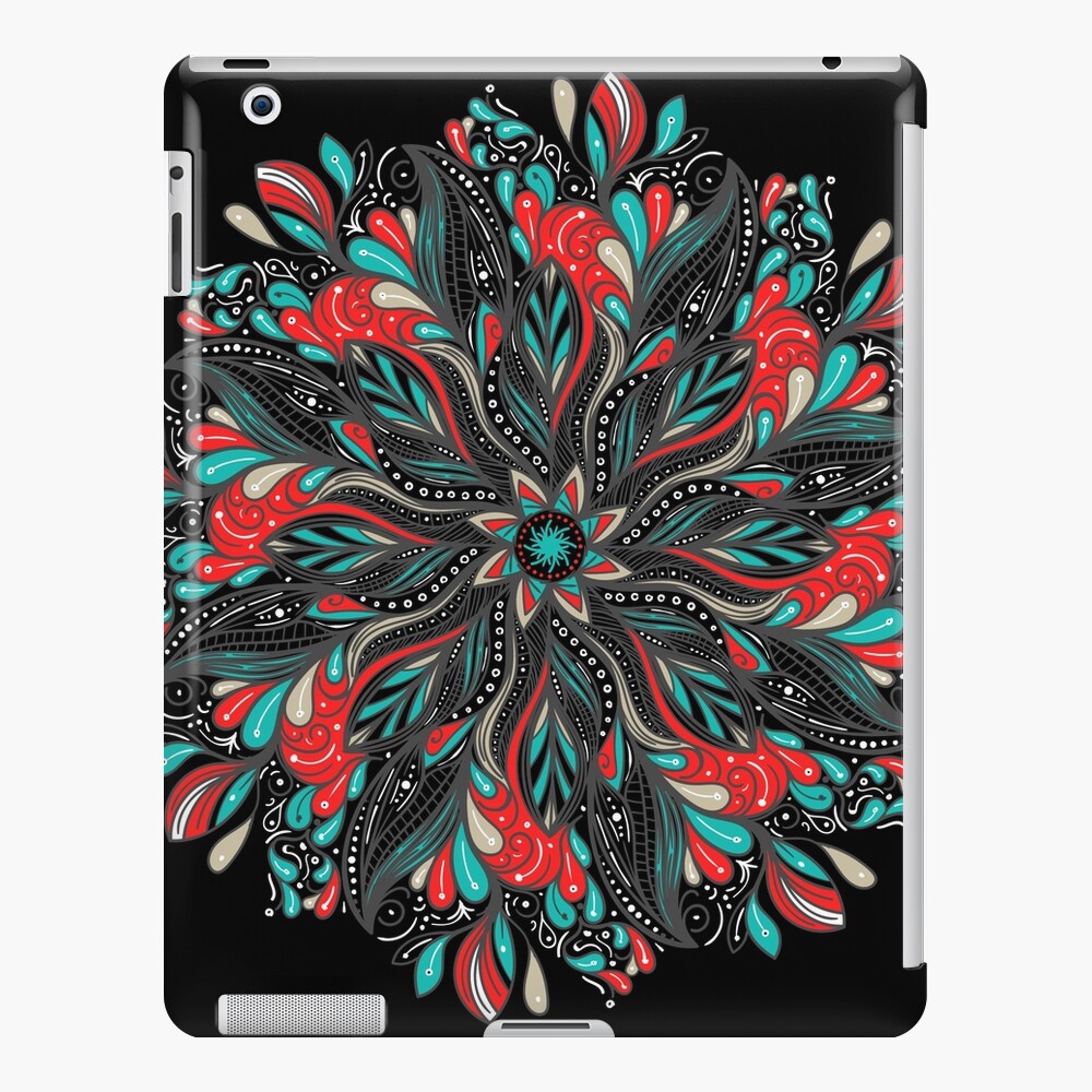 Mandala Flowers Funda y vinilo para iPad