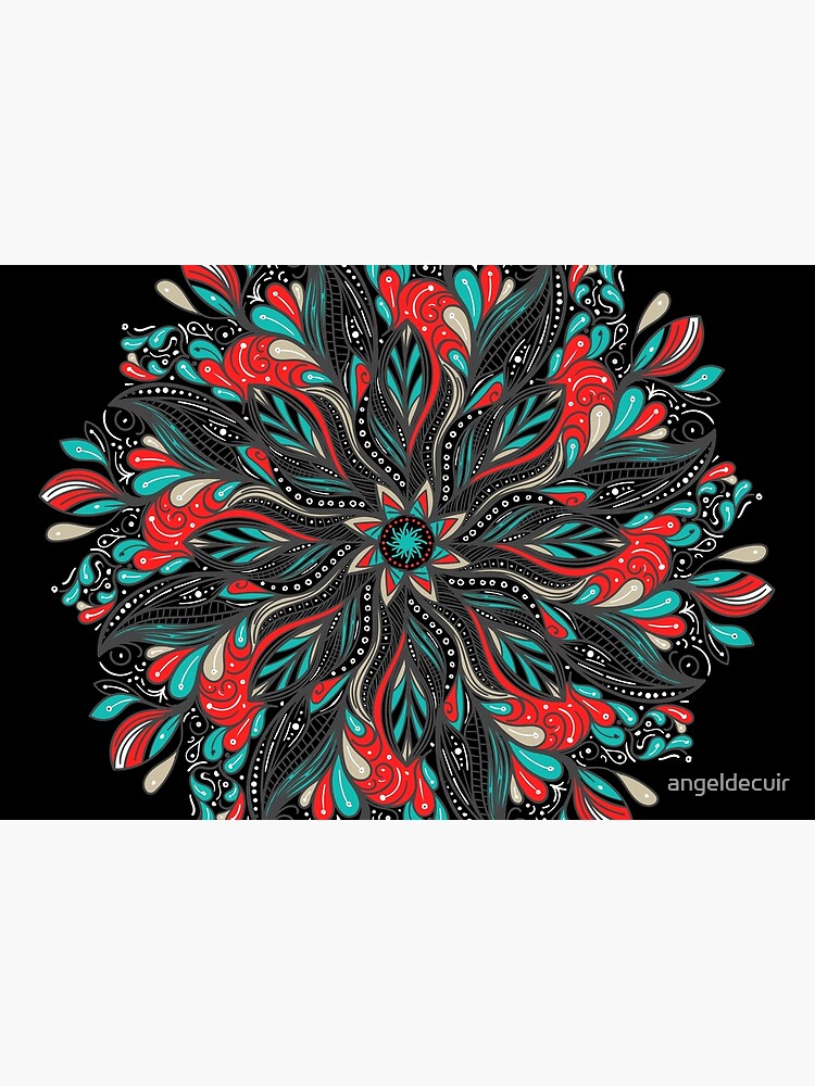 Mandala Flowers de angeldecuir