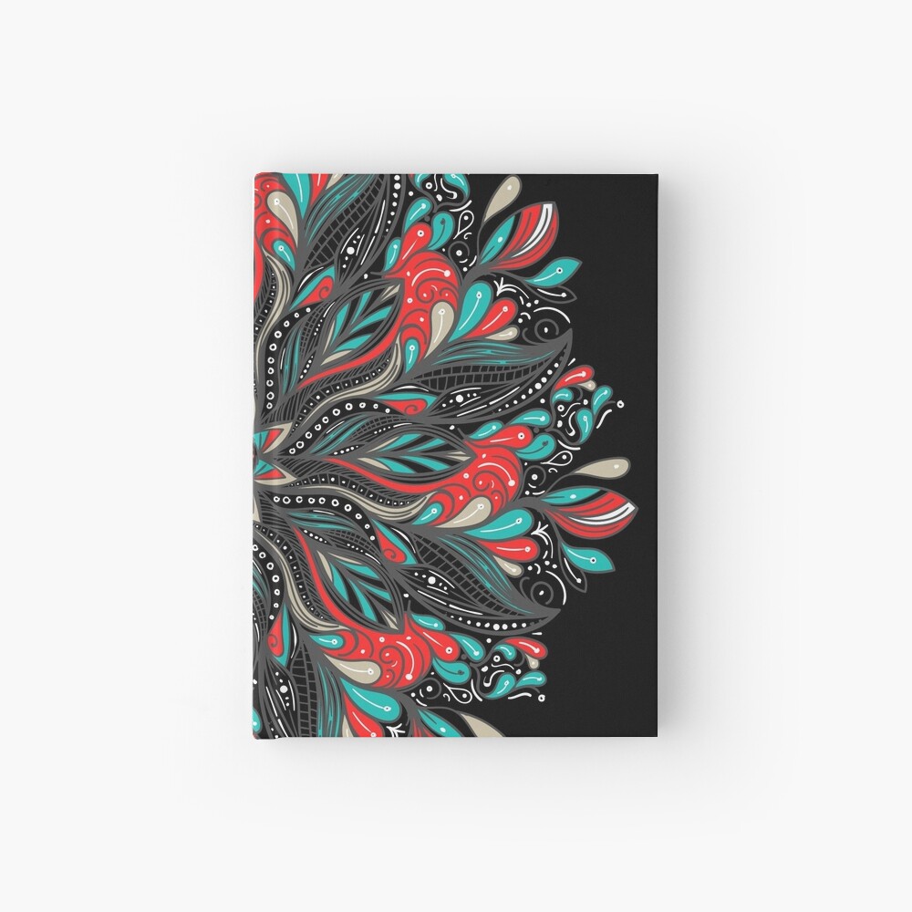 Mandala Flowers Cuaderno de tapa dura