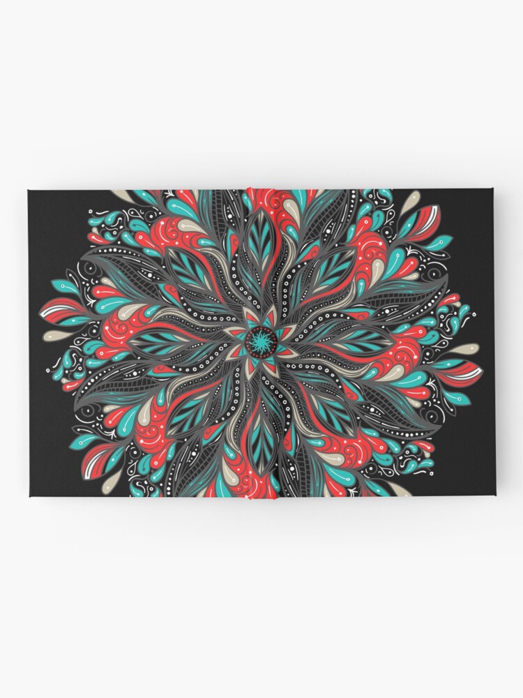 Vista alternativa de Cuaderno de tapa dura Mandala Flowers