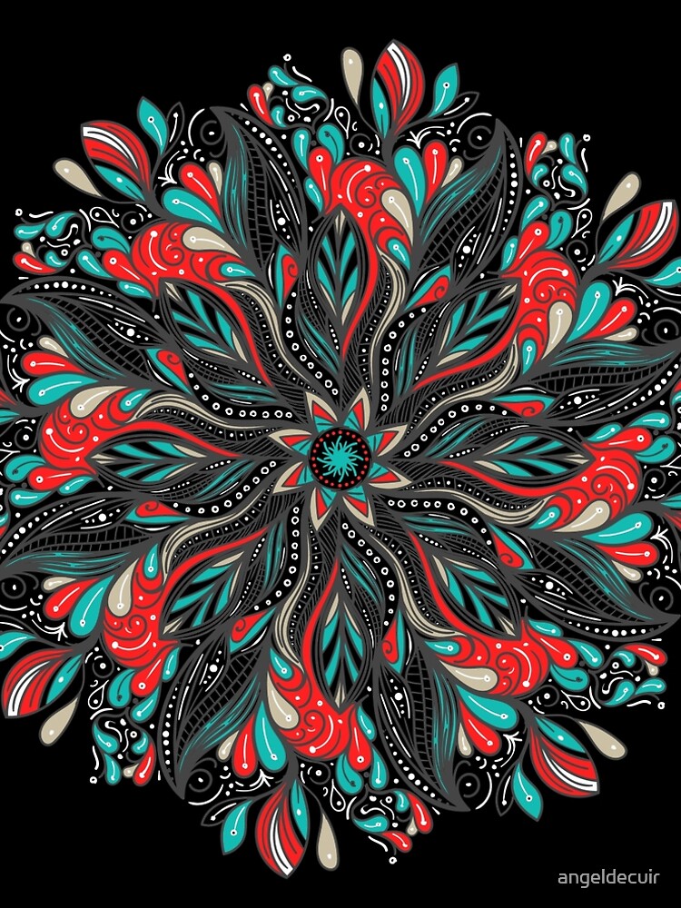 Mandala Flowers de angeldecuir