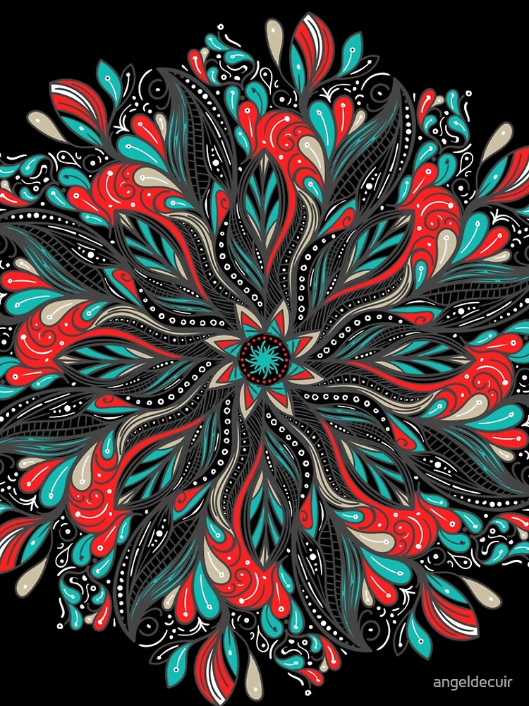 Mandala Flowers de angeldecuir