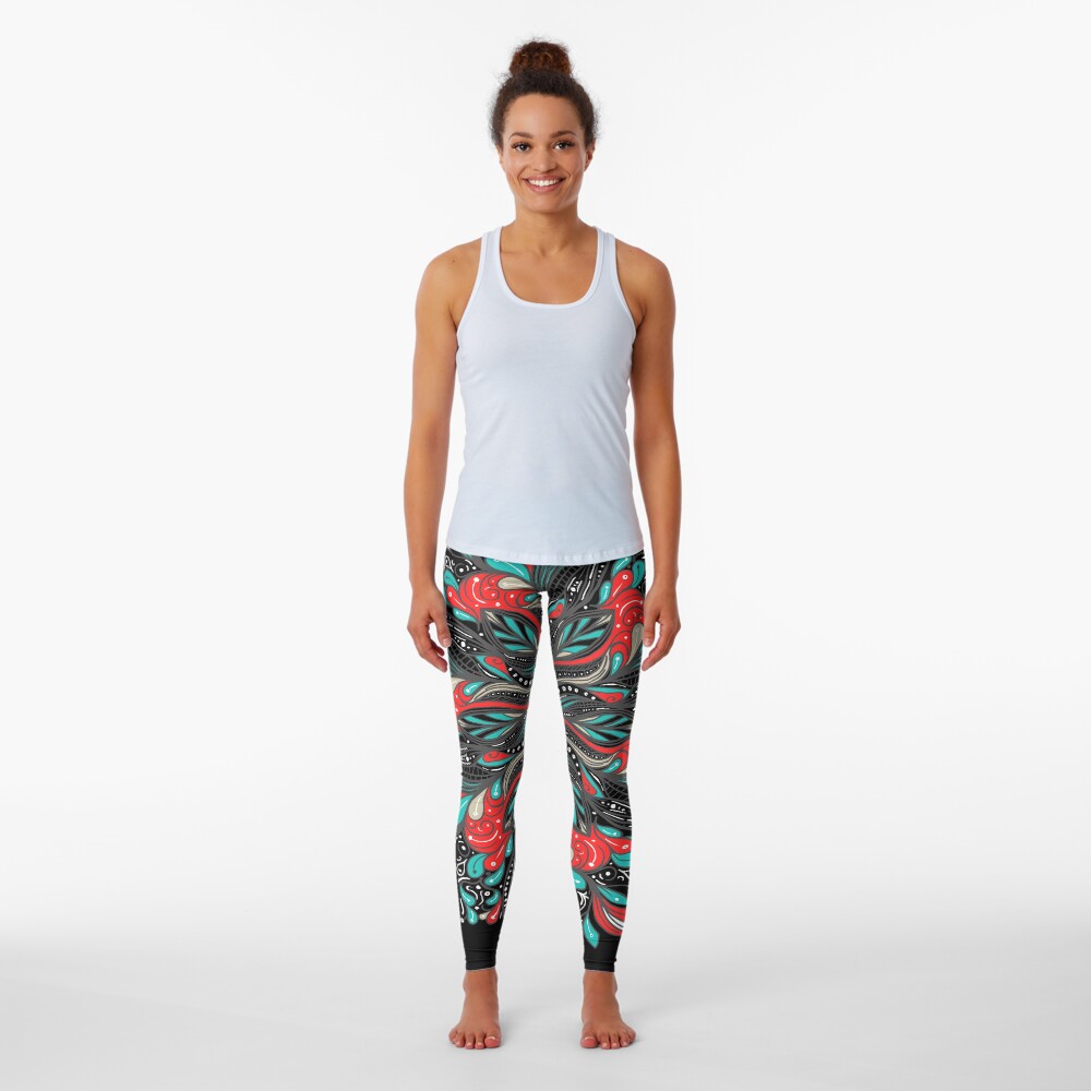 Mandala Flowers Leggings