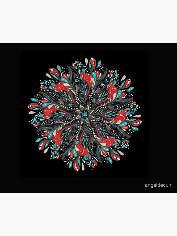 Mandala Flowers de angeldecuir
