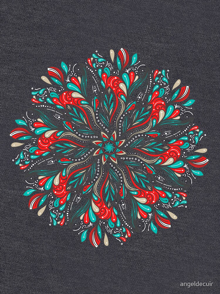 Mandala Flowers de angeldecuir