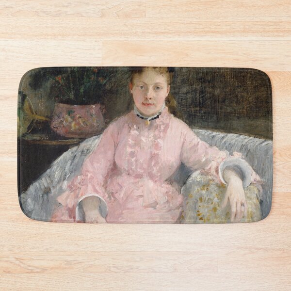 Artikelvorschau, Berthe Morisot - Das rosa Kleid entworfen und verkauft von Impressionist Masters.