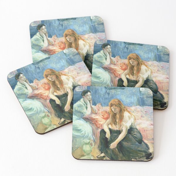Aperçu de l'œuvre Berthe Morisot - Deux filles créée et vendue par Impressionist Masters.