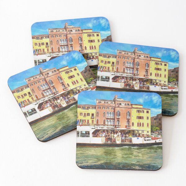 Item preview, Tourism on the Canal Grande, Venice, Italy designed and sold by FOLK ART FUSION by heidiannemorris.