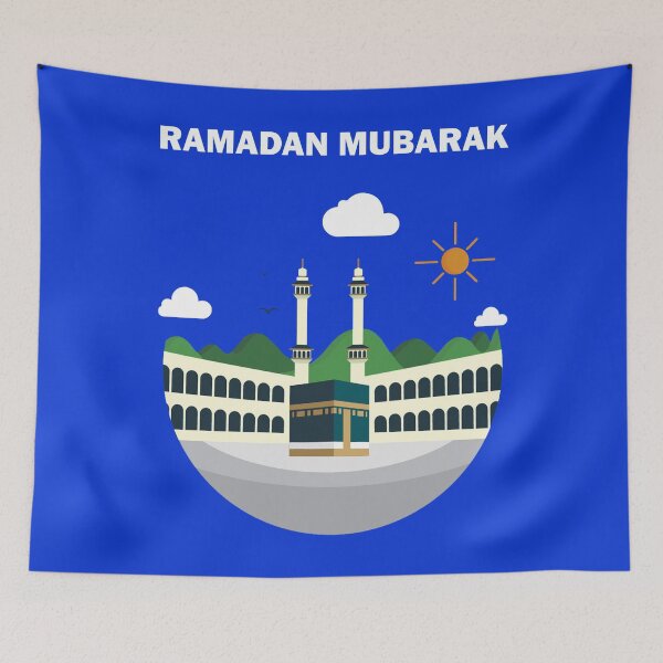 Item preview, Ramadan Mubarak Ramadan Kareem The Great Mosque of Mecca al-Masjid al-Haram Gift designed and sold by Best Arts.