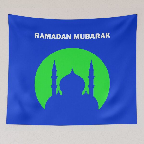 Item preview, Ramadan Mubarak Ramadan Kareem Green Mosque Masjid Gift designed and sold by Best Arts.