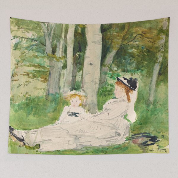 Artikelvorschau, Berthe Morisot - Am Rande des Waldes entworfen und verkauft von Impressionist Masters.