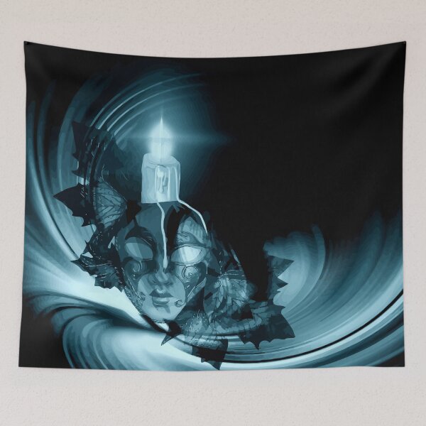 Item preview, Masked ball in black and blue designed and sold by harietteh.