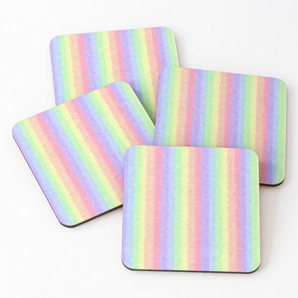 Item preview, Rainbow Pastel Stripes designed and sold by trajeado14.