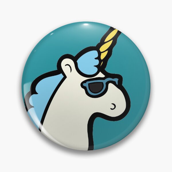 Item preview, Unicorns Are Cool Pattern - Blue designed and sold by evannave.