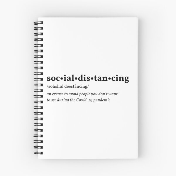 Item preview, Social Distancing funny definition designed and sold by Alexandra Stockin.