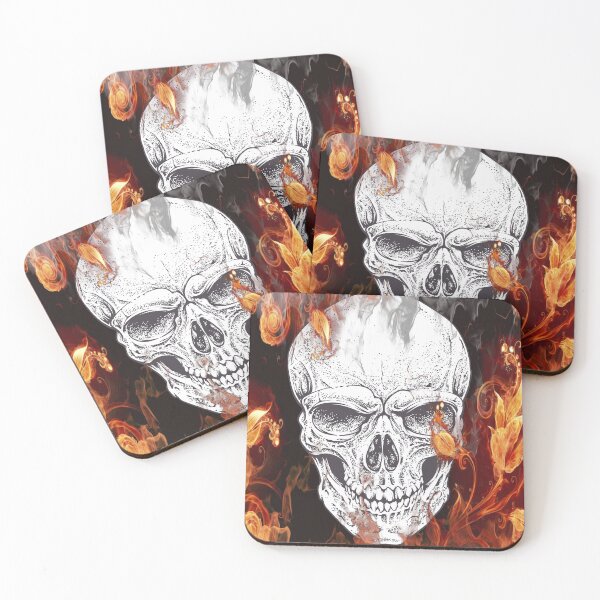 Item preview, Flaming Skull designed and sold by -JustJames-.