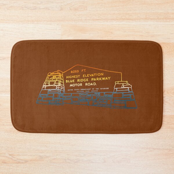 Item preview, blue ridge parkway highest elevation drawing designed and sold by inthenarrative.