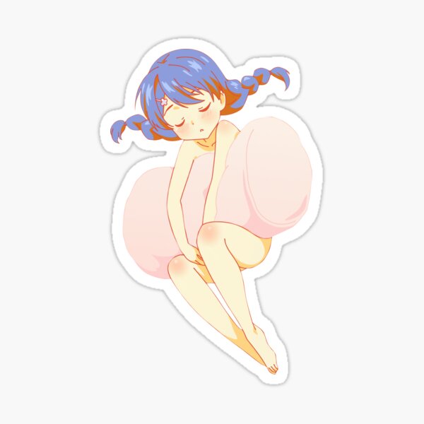 Marshmallow Girl Sticker