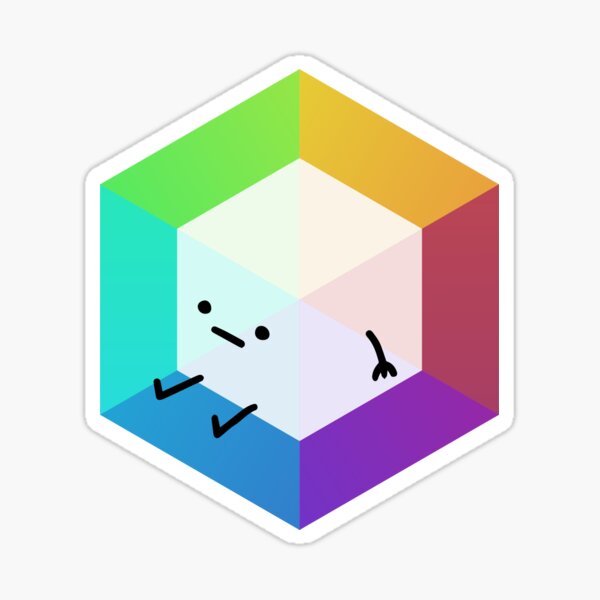 Prism Party Cubey Sticker