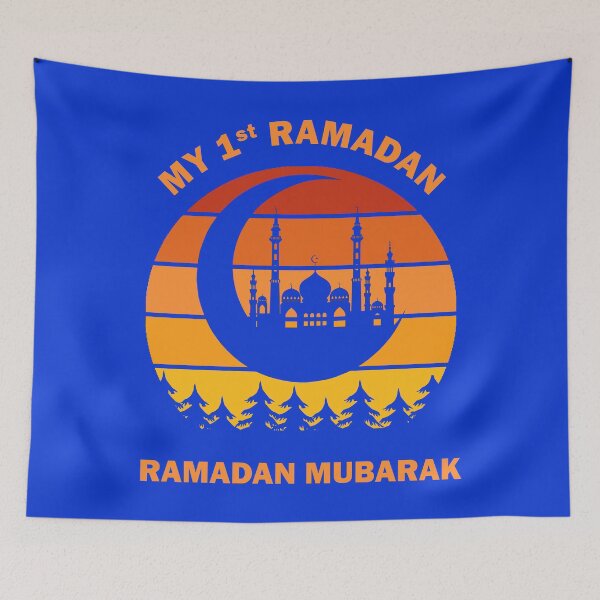 Item preview, My First Ramadan 1st Ramadan Mubarak Ramadan Kareem Mosque Crescent Dawn Dusk Gift designed and sold by Best Arts.