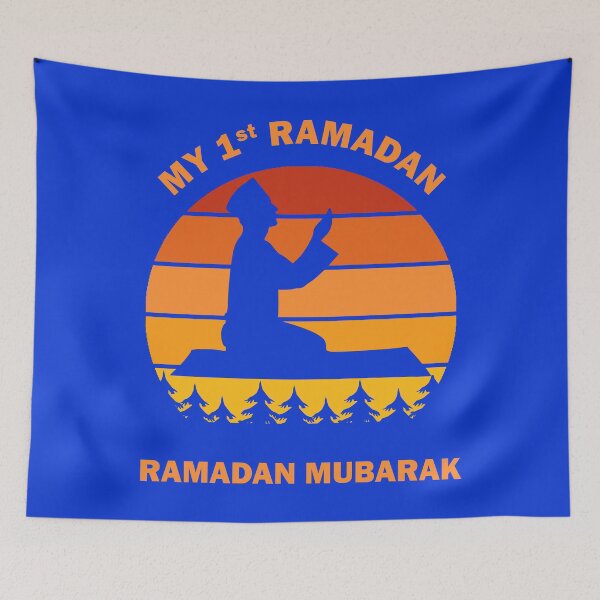 Item preview, My First Ramadan 1st Ramadan Mubarak Ramadan Kareem Man Prays Dawn Dusk Gift designed and sold by Best Arts.