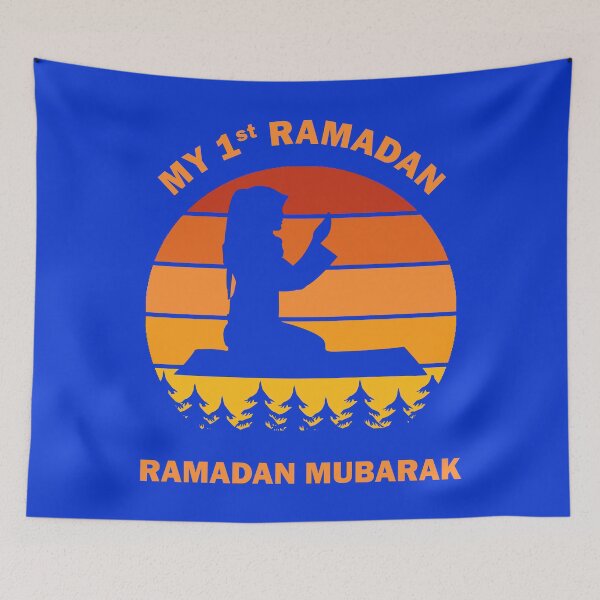 Item preview, My First Ramadan 1st Ramadan Mubarak Ramadan Kareem Woman Prays Dawn Dusk Gift designed and sold by Best Arts.