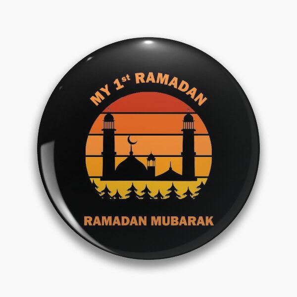 Item preview, My First Ramadan 1st Ramadan Mubarak Ramadan Kareem Mosque Masjid Crescent Dawn Dusk Gift designed and sold by Best Arts.