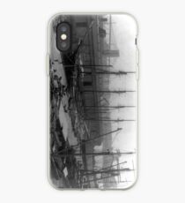 Vinilo o funda para iPhone Vintage Ships at Dock NYC Photograph (1908)