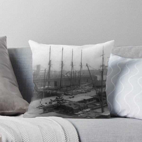 Item preview, Vintage Ships at Dock NYC Photograph (1908) designed and sold by BravuraMedia.