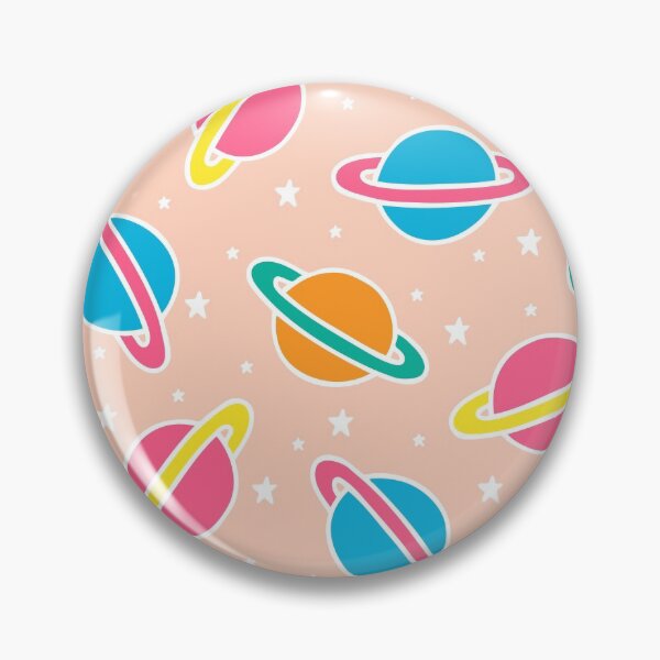 Item preview, Pink Planets Pattern designed and sold by evannave.