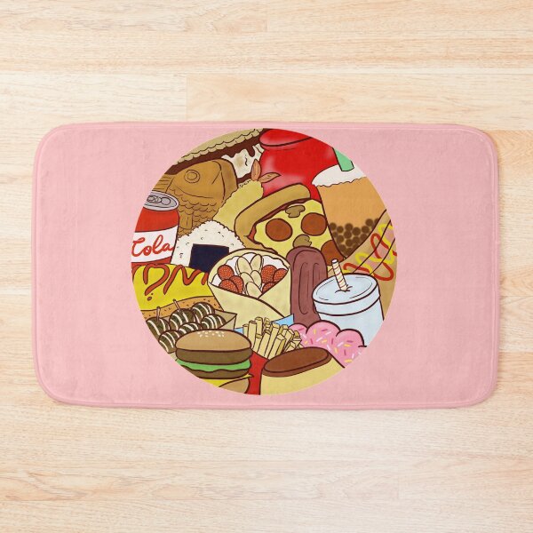 Item preview, Food Circle (Pink) designed and sold by gingerbreadc.