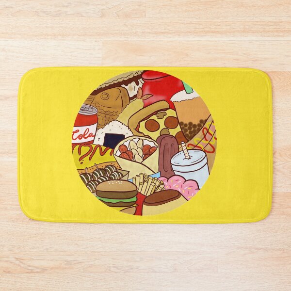 Item preview, Food Circle (Yellow) designed and sold by gingerbreadc.