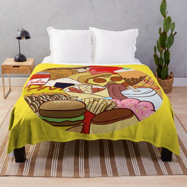 Item preview, Food Circle (Yellow) designed and sold by gingerbreadc.