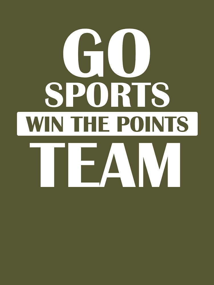 Go Sports Do The Thing Win The Points Funny Green Tote Bag