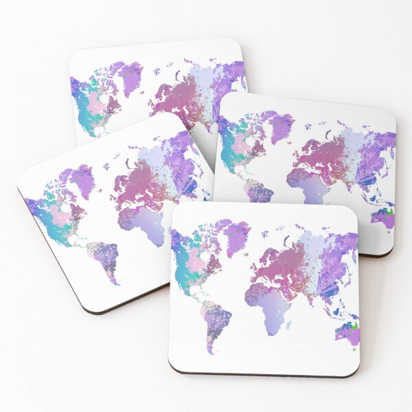 Item preview, Design 156 World Map designed and sold by artbylucie.