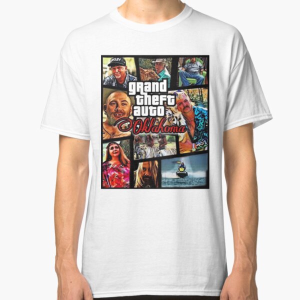 Grand Theft Auto Oklahoma Tiger King Joe Exotic Classic T-Shirt