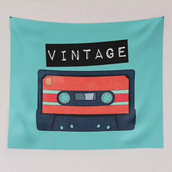 Item preview, Vintage - (Red Cassette) designed and sold by Angele Gougeon.