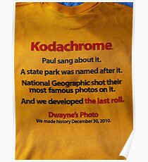 The last days of Kodachrome Poster