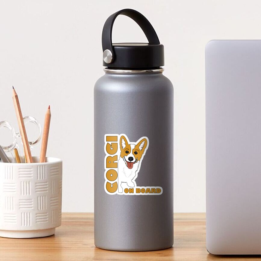 Corgi On Board Sticker