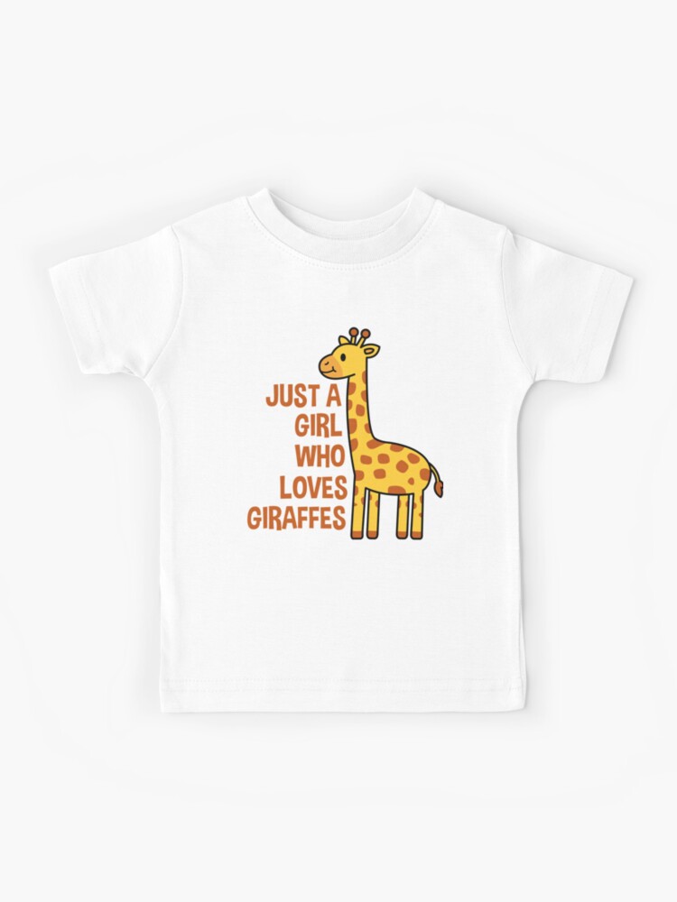 Giraffe Just a Girl Who Loves Giraffes Unisex Hoodie