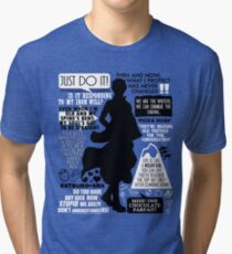 Gintama - Sakata Gintoki Quotes Tri-blend T-Shirt
