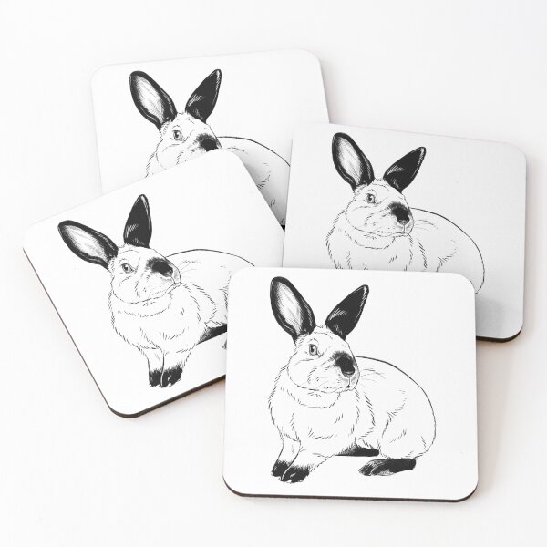 Item preview, Californian rabbit designed and sold by Firlefanzzz.