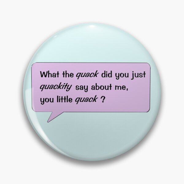 Item preview, Toontown "What the quack?" designed and sold by blue-jay-art.