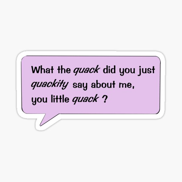 Item preview, Toontown "What the quack?" designed and sold by blue-jay-art.