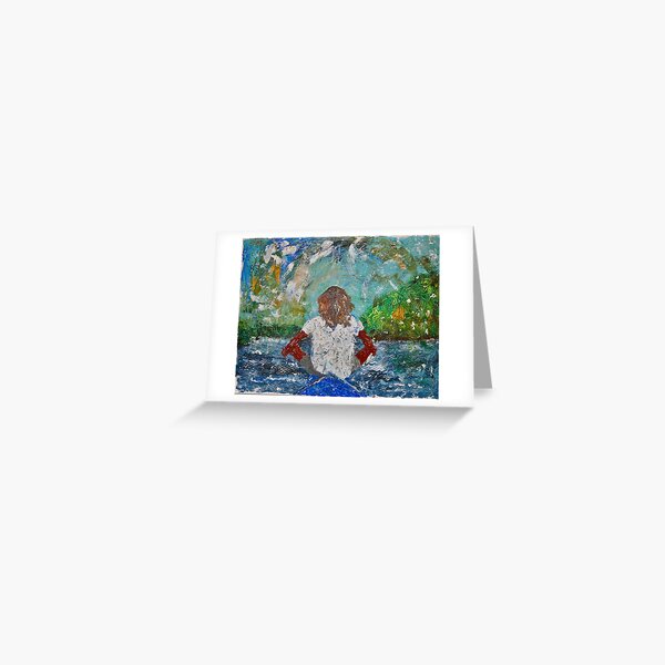 Slowly Drifting Greeting Card