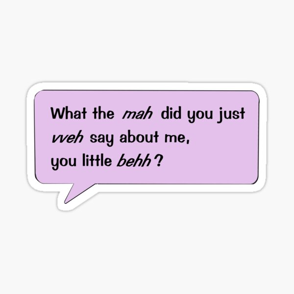 Toontown "What the mah?" Sticker