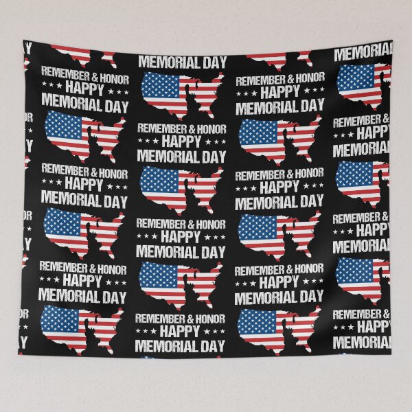 Item preview, Memorial Day USA America Honor Day Soldiers Veterans War Peace Remembrance designed and sold by Mark Sukra.