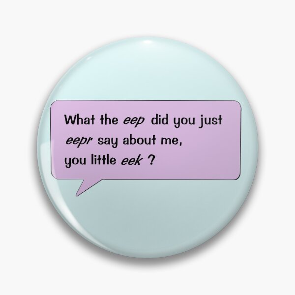 Item preview, Toontown "What the eep?" designed and sold by blue-jay-art.